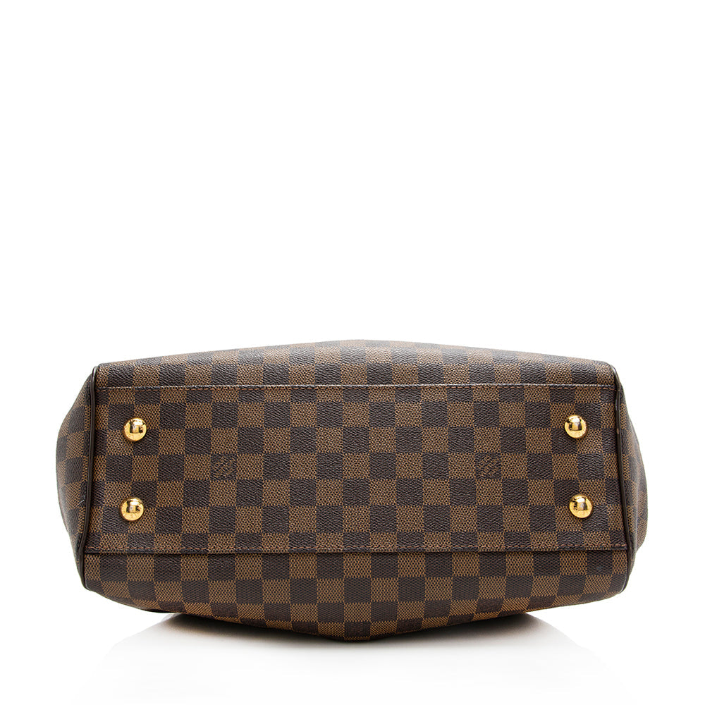 Louis Vuitton Damier Ebene Trevi PM Satchel (SHF-20098)