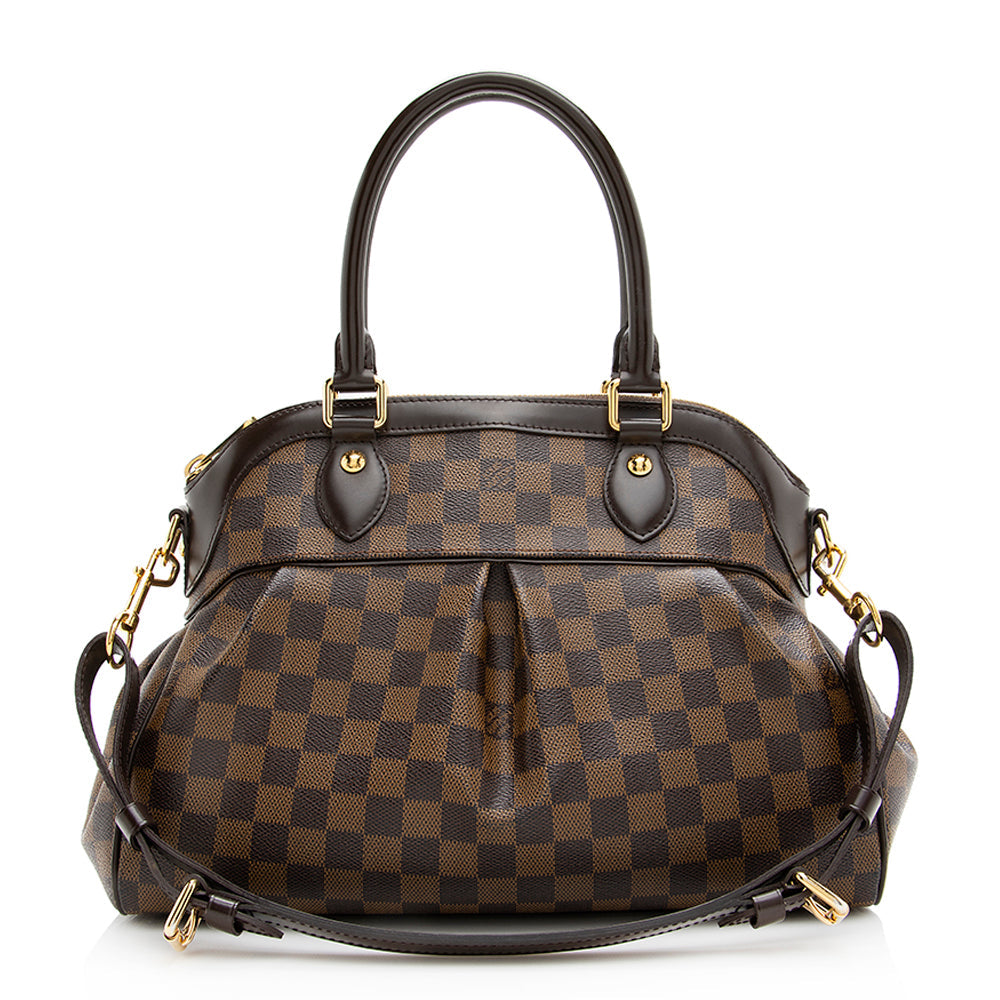 Louis Vuitton Damier Ebene Trevi PM Satchel (SHF-20098)