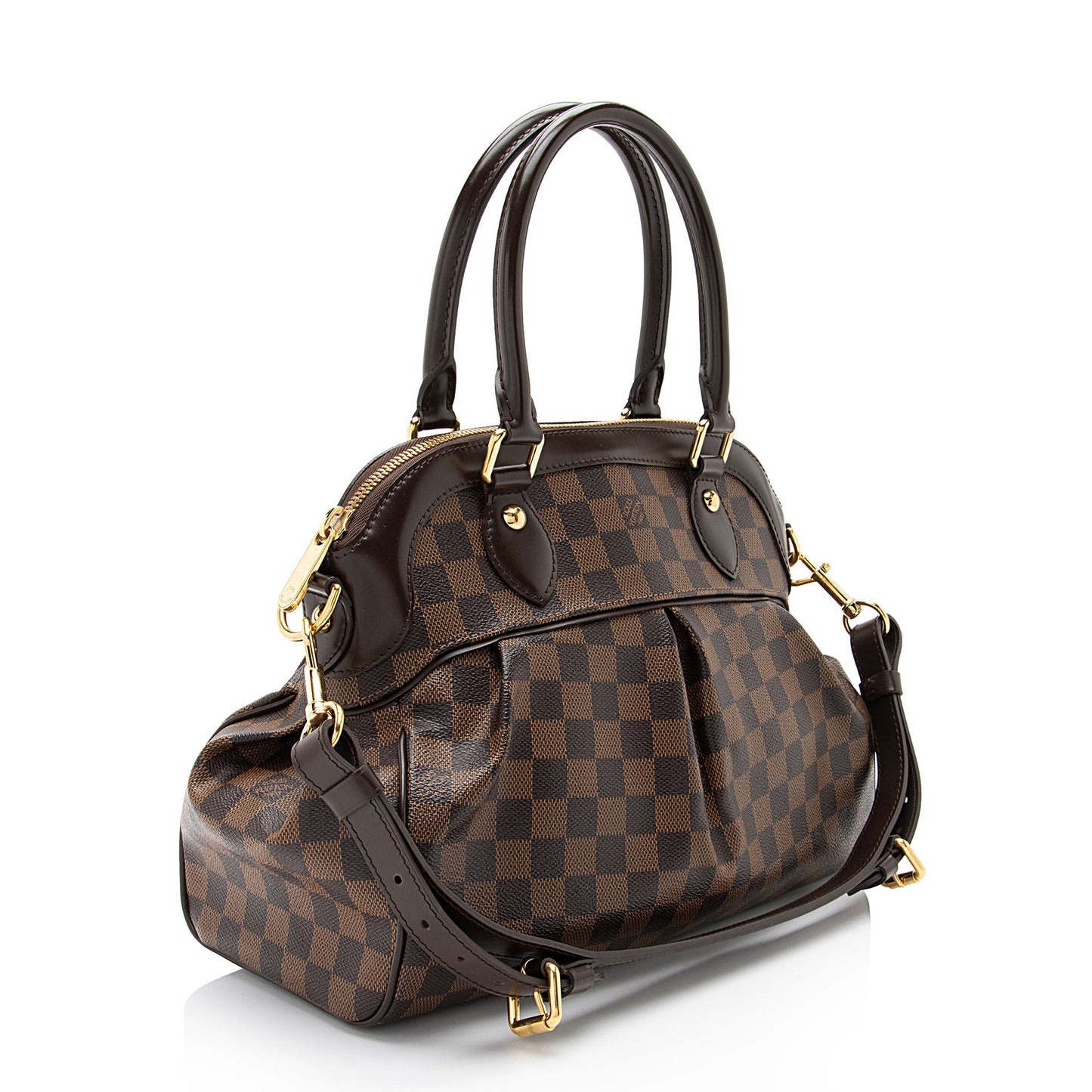 Louis Vuitton Damier Ebene Trevi PM Satchel (SHF-QI7gjq)