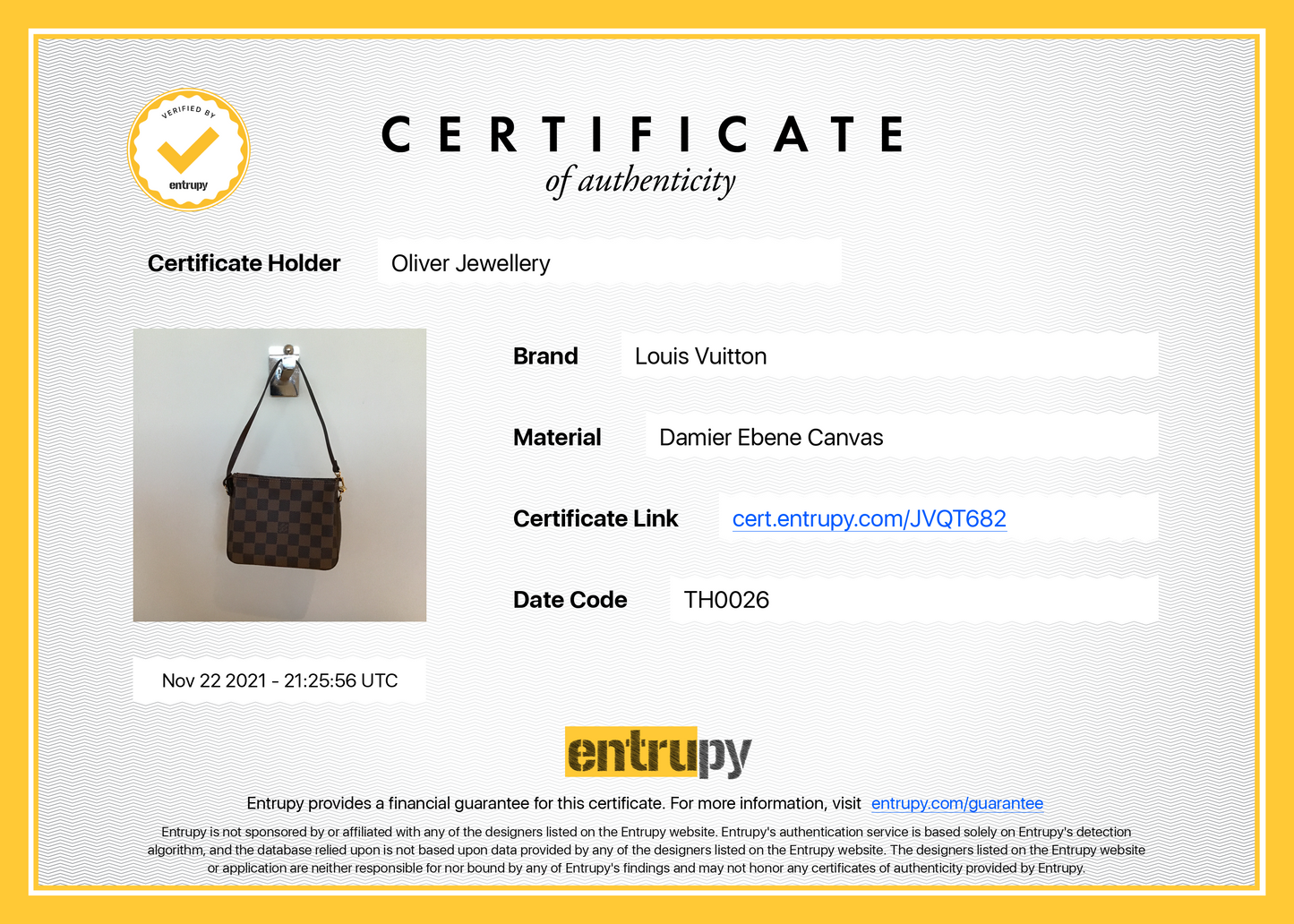 Louis Vuitton Damier Ebene Trousser Pochette
