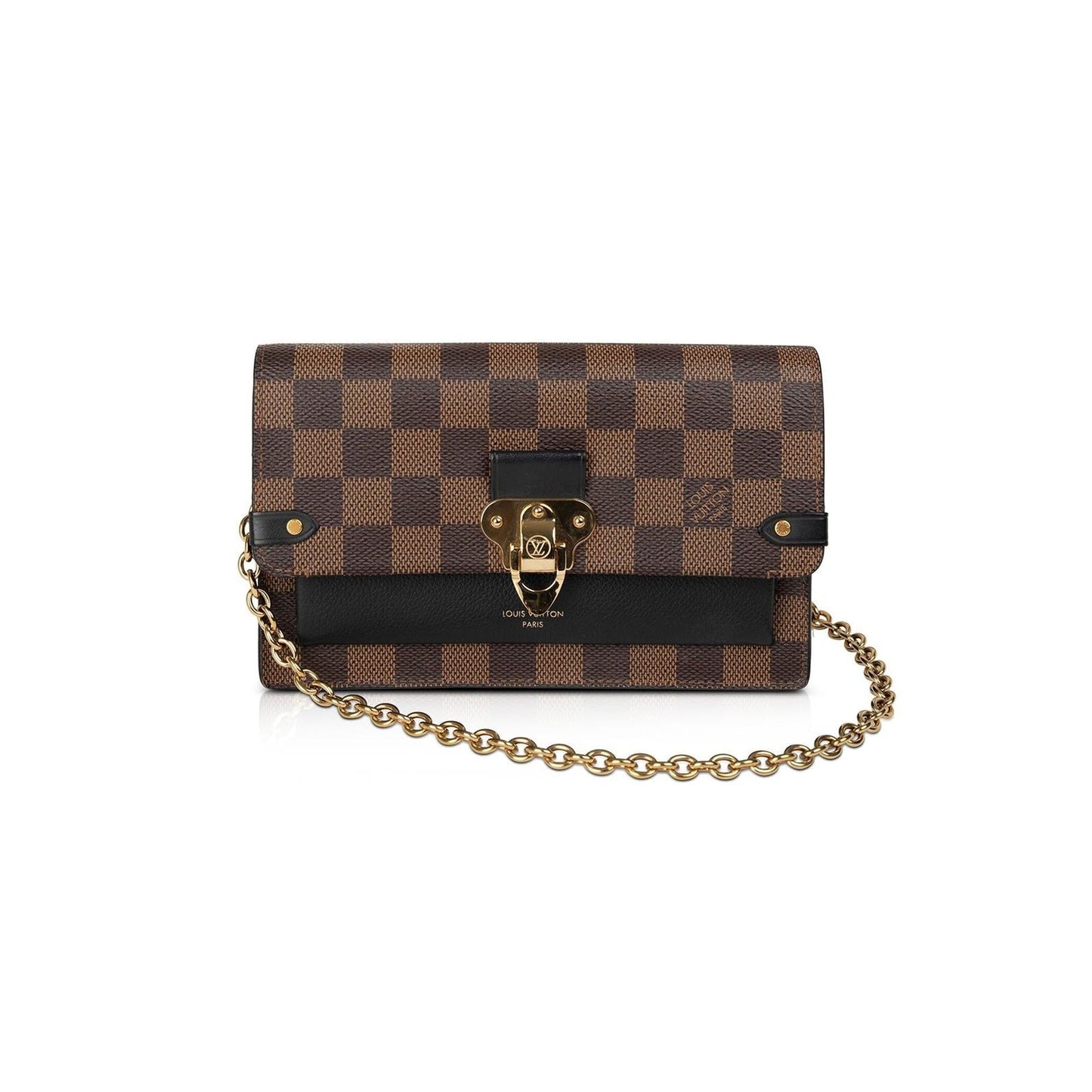 Louis Vuitton Damier Ebene Vavin Chain Wallet
