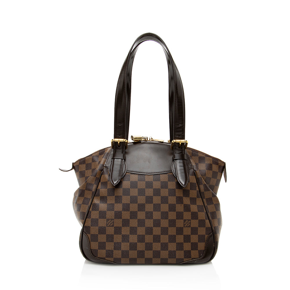 Louis Vuitton Damier Ebene Verona MM Shoulder Bag (SHF-19816)
