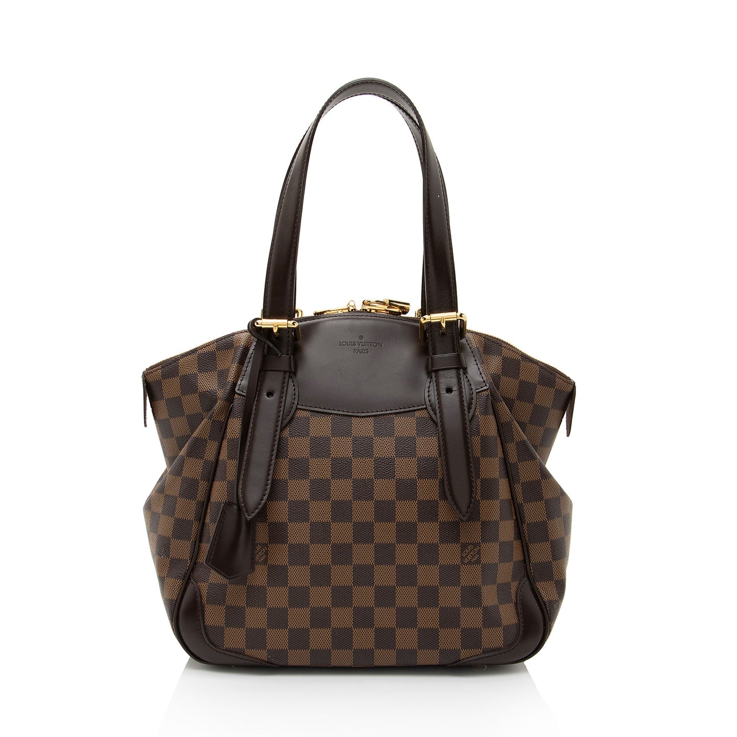 Louis Vuitton Damier Ebene Verona MM Shoulder Bag (SHF-8loQOL)