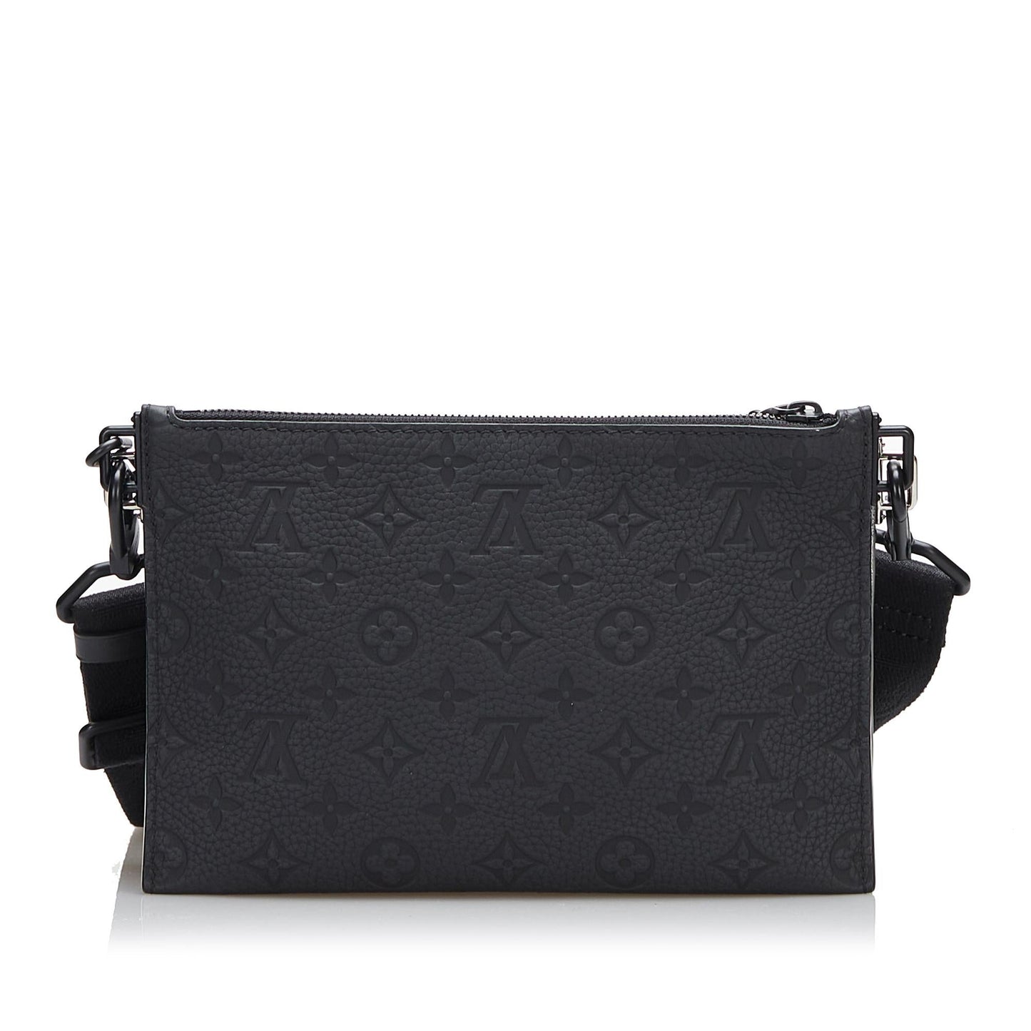 Louis Vuitton Damier Glitter Taurillon In The Loop Trio Pouch