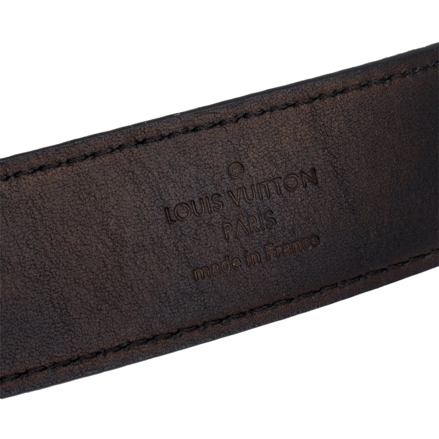 Louis Vuitton Damier Graphite 30 MM Belt, Size 90 36