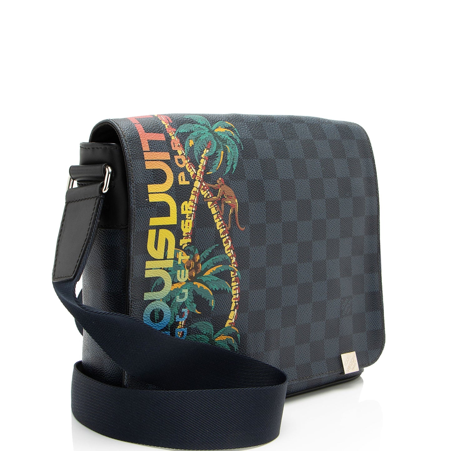 Louis Vuitton Damier Graphite Cobalt Jungle District PM Messenger