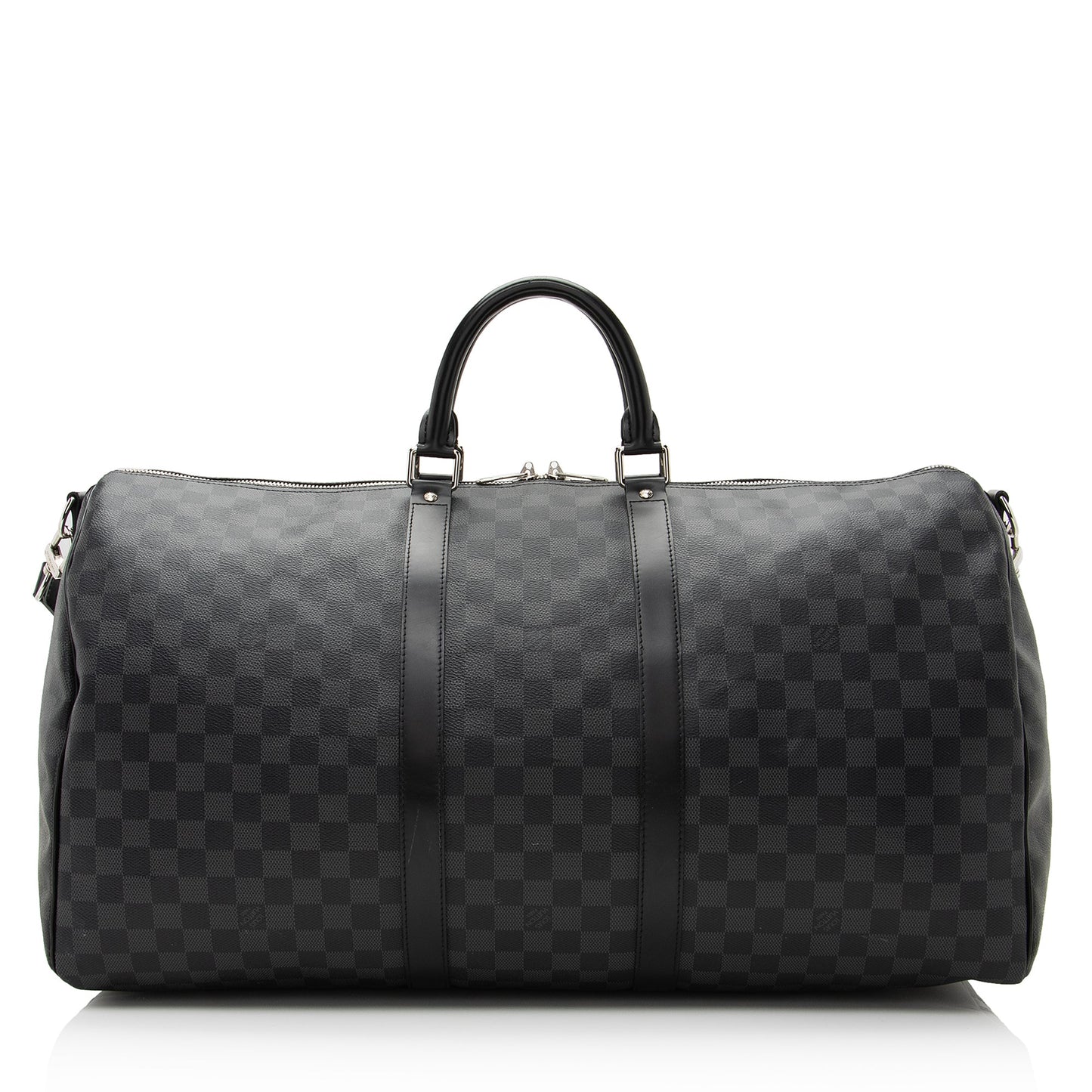 Louis Vuitton Damier Graphite Keepall Bandouliere 55 Duffel Bag (SHF-22704)