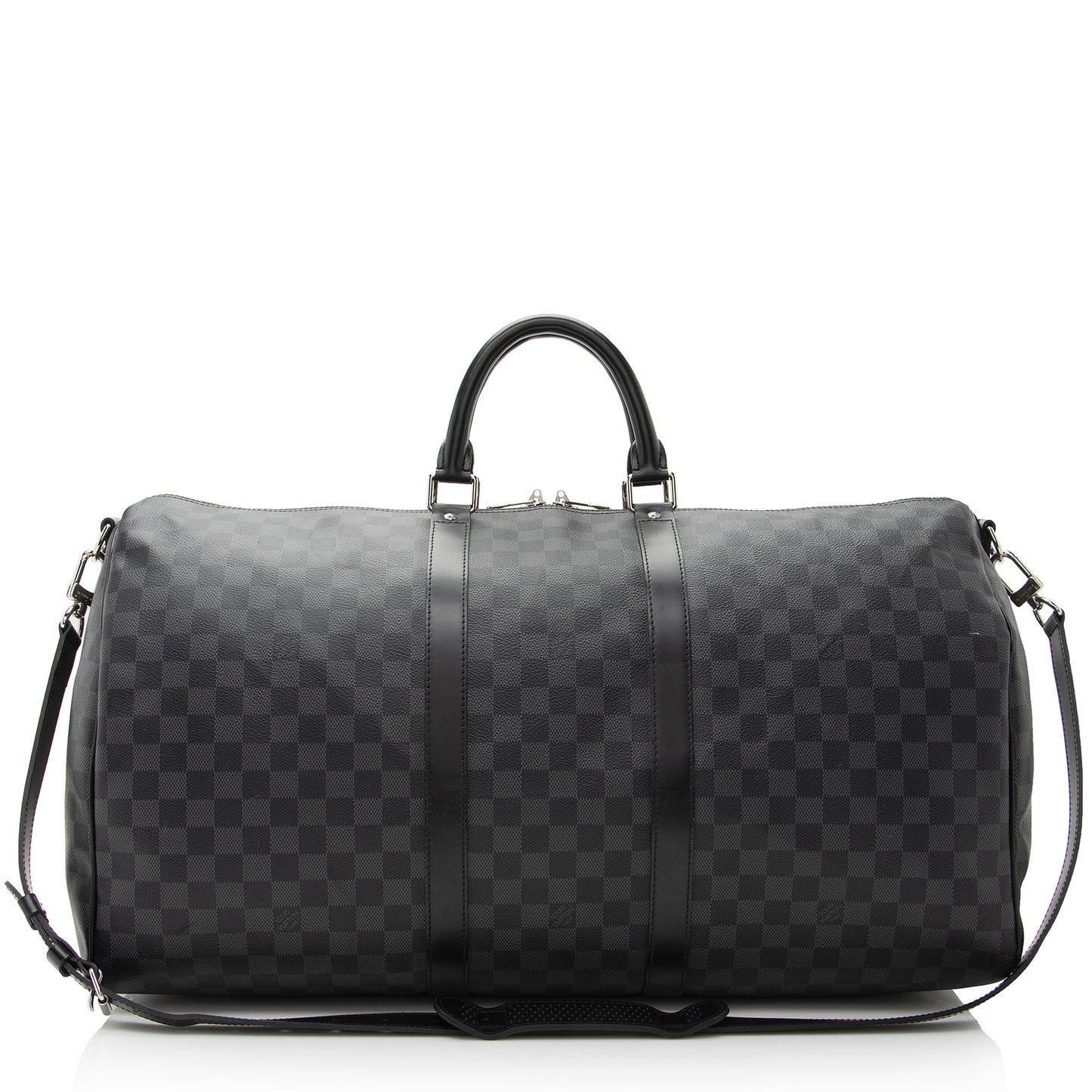 Louis Vuitton Damier Graphite Keepall Bandouliere 55 Duffel Bag (SHF-22704)