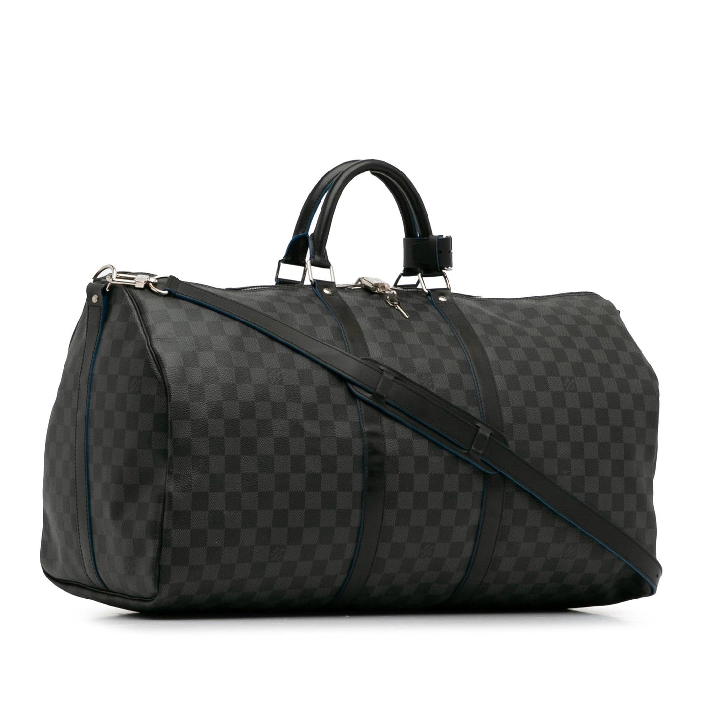 Louis Vuitton Damier Graphite Keepall Bandouliere 55 (SHG-A1oTqy)