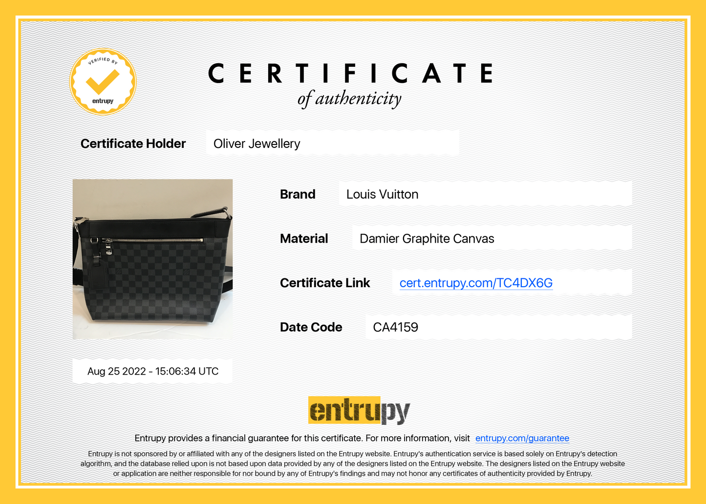 Louis Vuitton Damier Graphite Mick PM