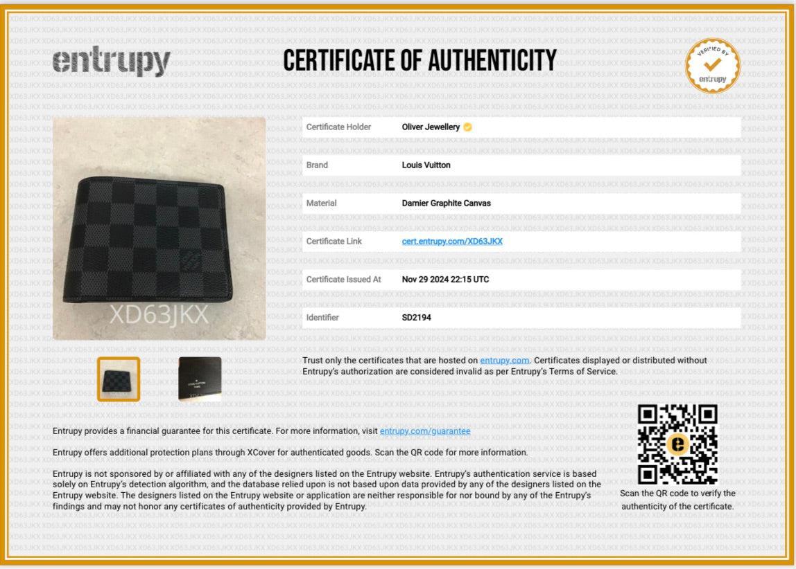 Louis Vuitton Damier Graphite Multiple Wallet