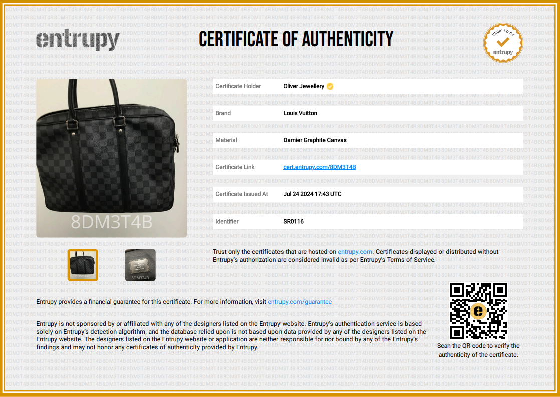 Louis Vuitton Damier Graphite Porte-Documents Voyage PM