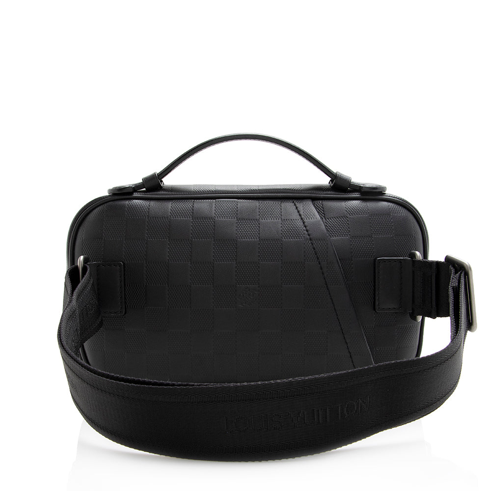 Louis Vuitton Damier Infini Leather Ambler Belt Bag (SHF-21168)