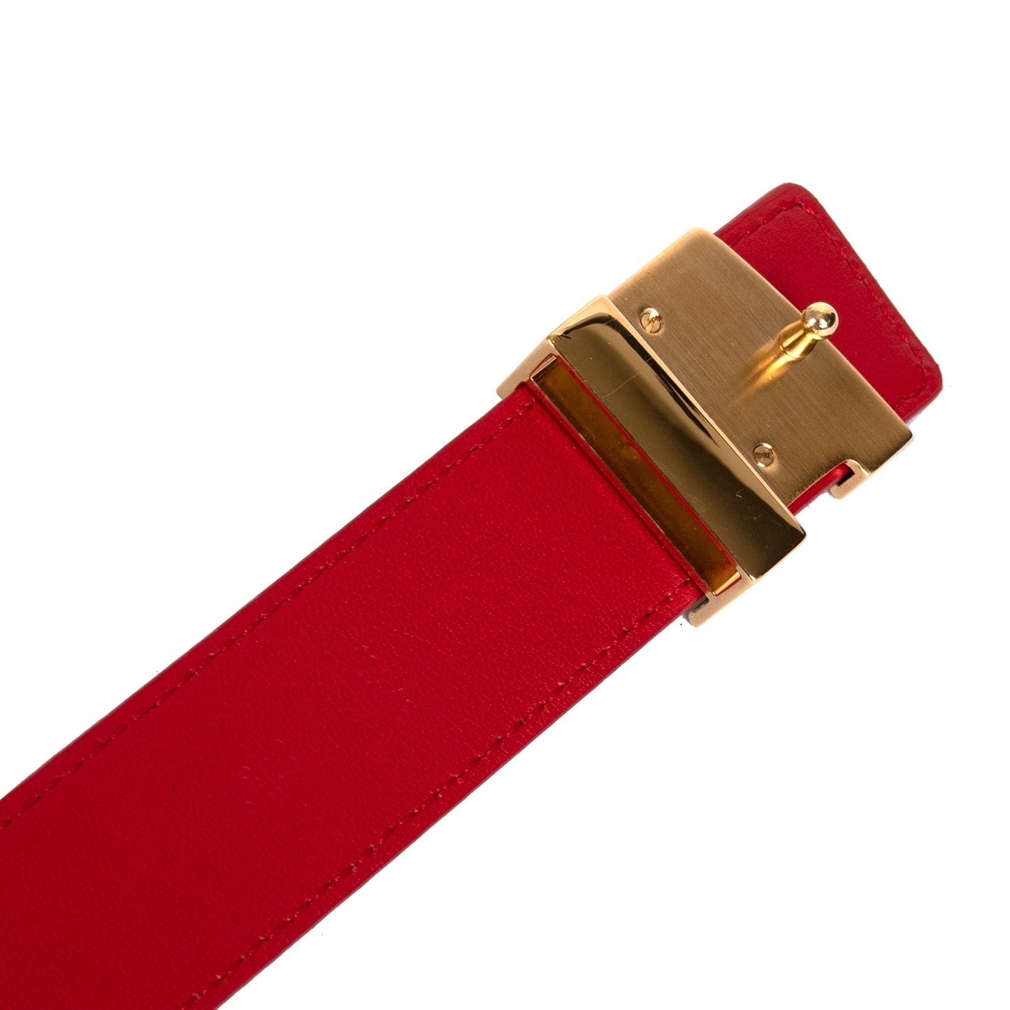 Louis Vuitton Denim Damier LV Initiales 30MM Reversible Belt
