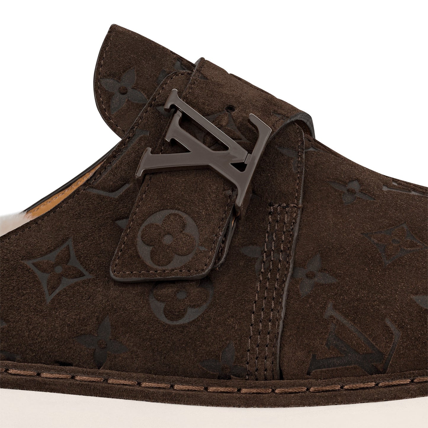 LOUIS VUITTON EASY FUR LINING MONOGRAM MULES