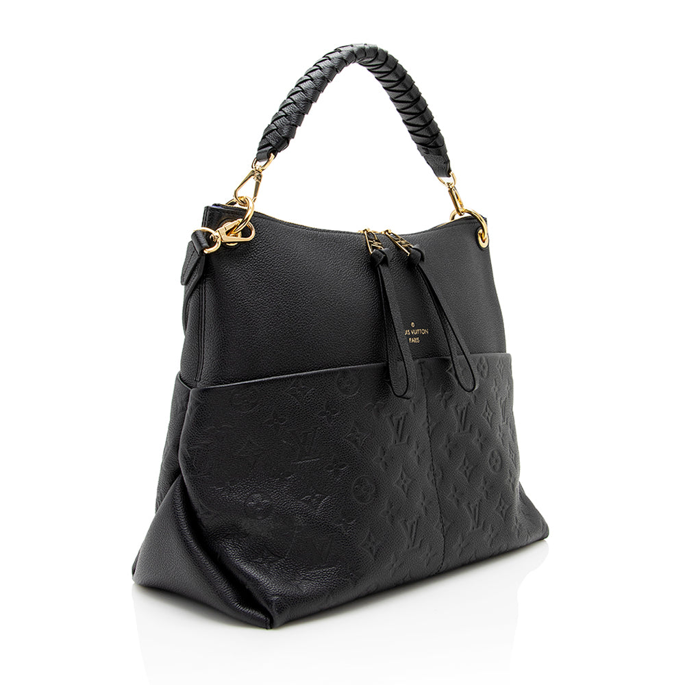Louis Vuitton Embossed Grained Leather Maida Hobo (SHF-21160)