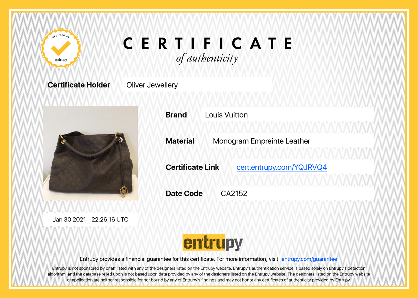 Louis Vuitton Empreinte Artsy MM