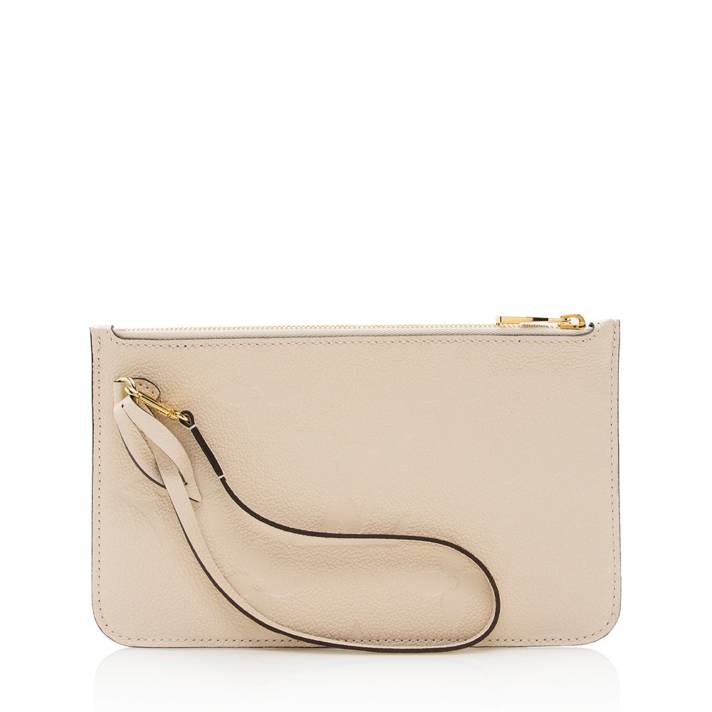 Louis Vuitton Giant Monogram  Empreinte Neverfull MM Pochette (SHF-20860)