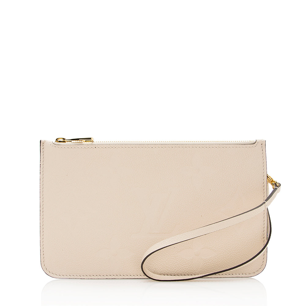 Louis Vuitton Giant Monogram  Empreinte Neverfull MM Pochette (SHF-20860)