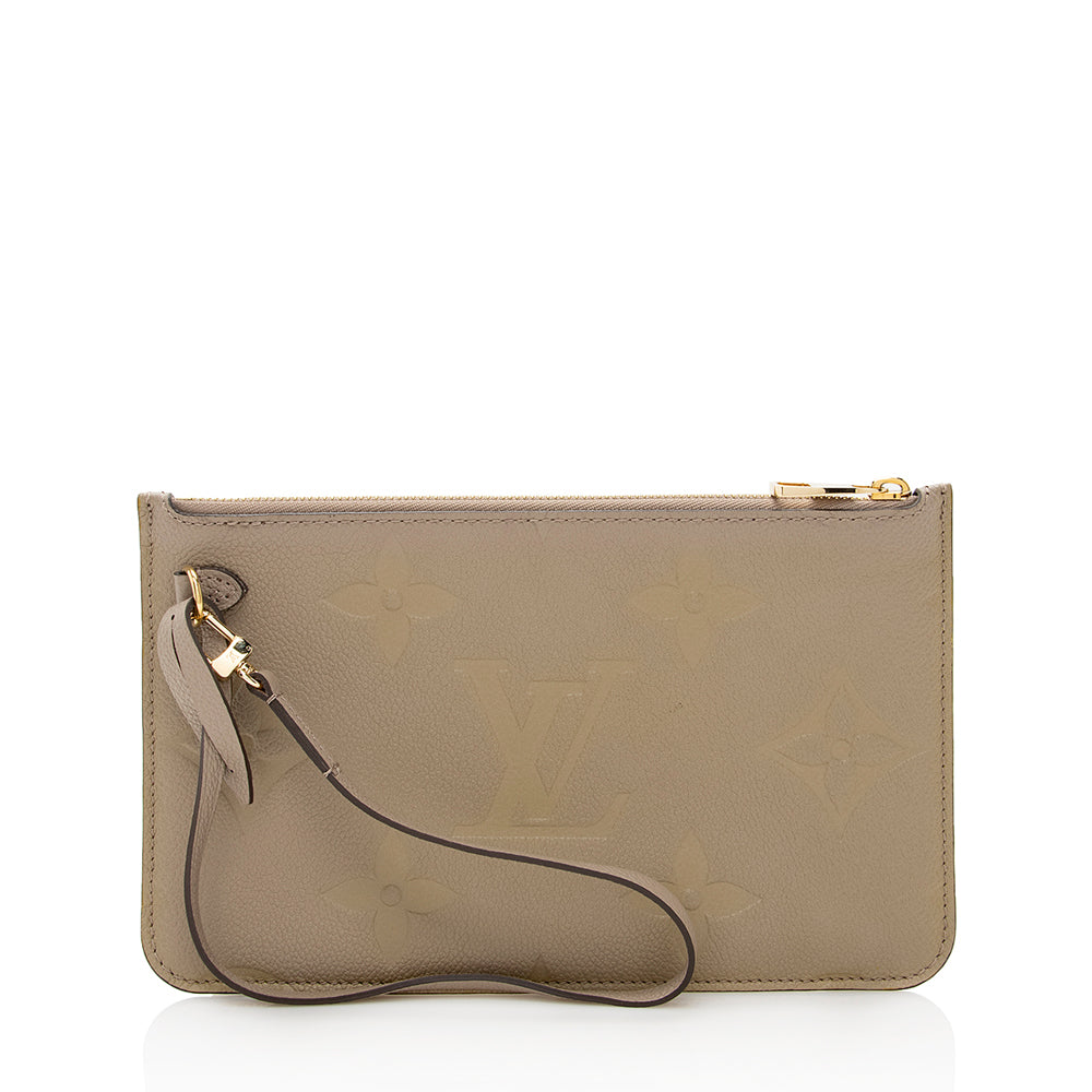 Louis Vuitton Empreinte Giant Monogram Neverfull MM Pochette (SHF-21782)