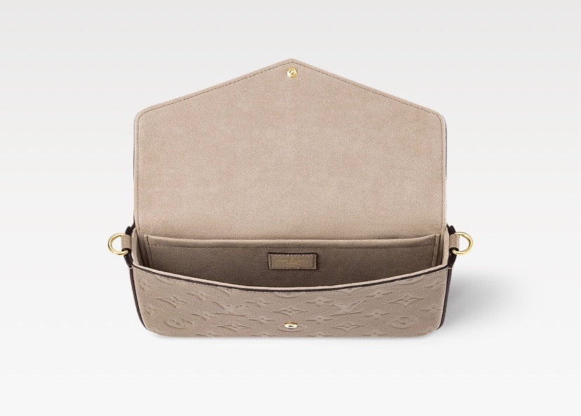 LOUIS VUITTON MONOGRAM EMPREINTE LEATHER POCHETTE FÃLICIE CROSSBODY