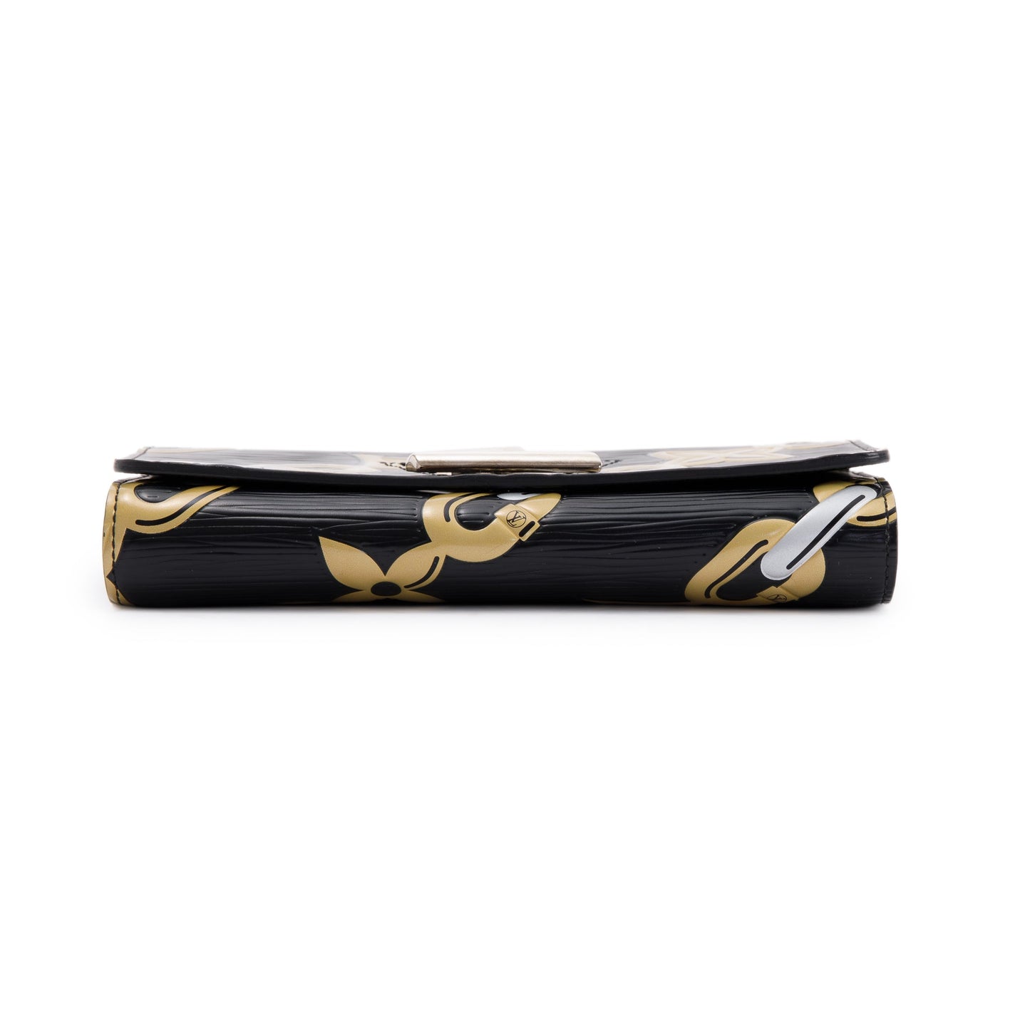 Louis Vuitton Epi Chain Flower Twist Chain Wallet