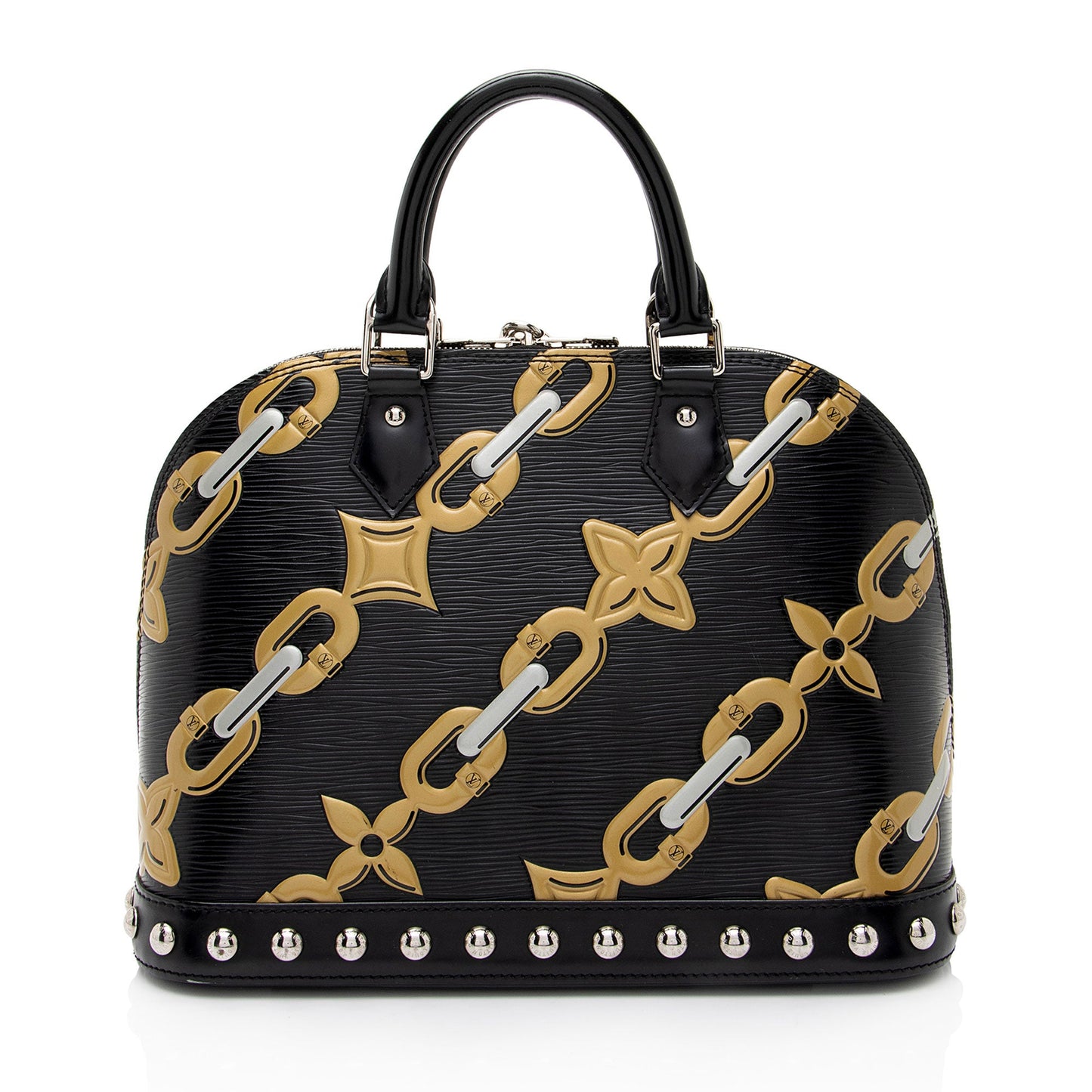 Louis Vuitton Epi Leather Chain Flower Alma PM Satchel