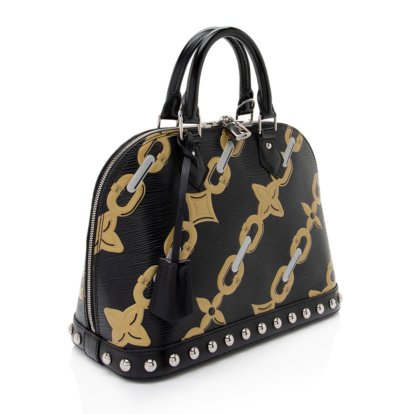 Louis Vuitton Epi Leather Chain Flower Alma PM Satchel