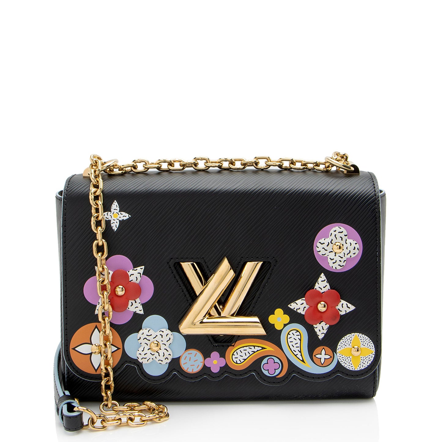 Louis Vuitton Epi Leather Flower Twist MM Shoulder Bag (SHF-HSiiiW)