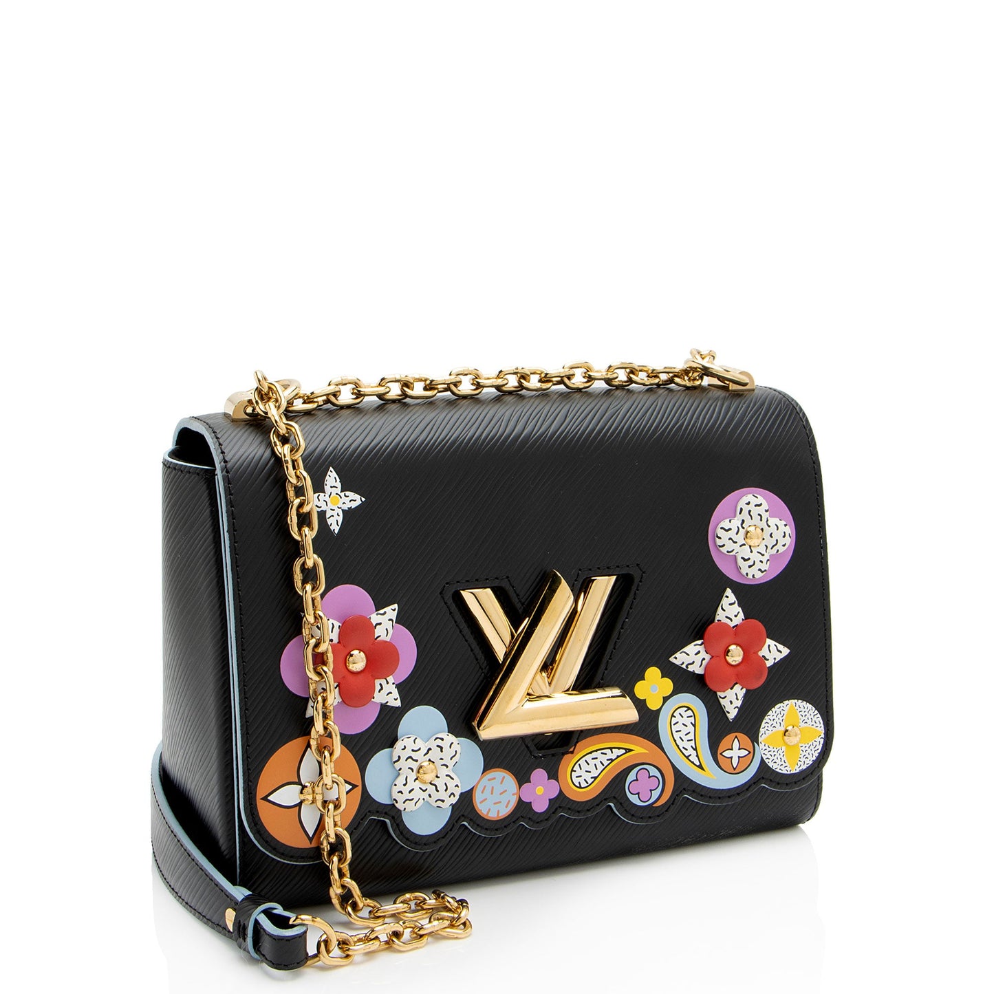 Louis Vuitton Epi Leather Flower Twist MM Shoulder Bag (SHF-HSiiiW)