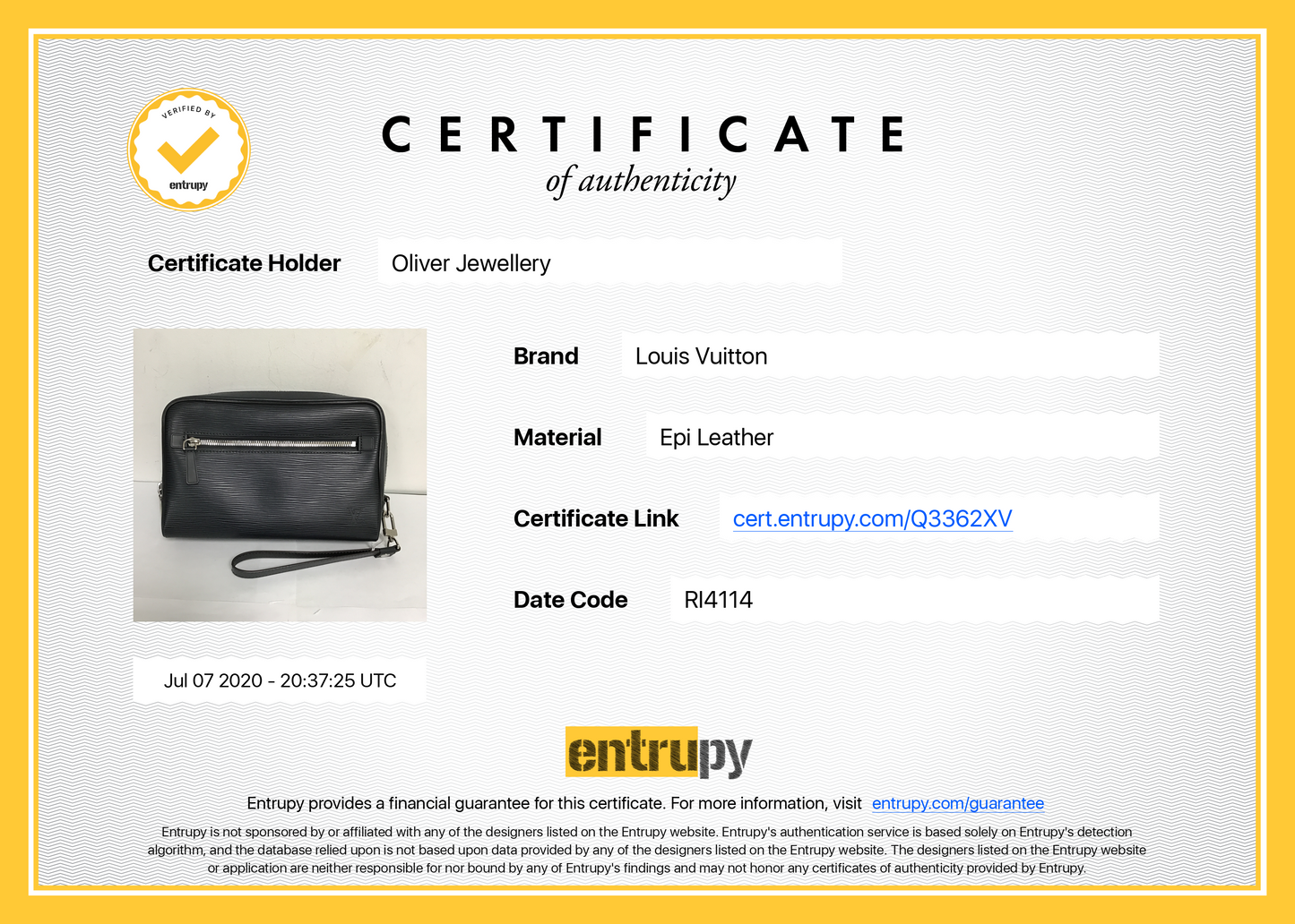 Louis Vuitton Epi Leather Kasai Clutch