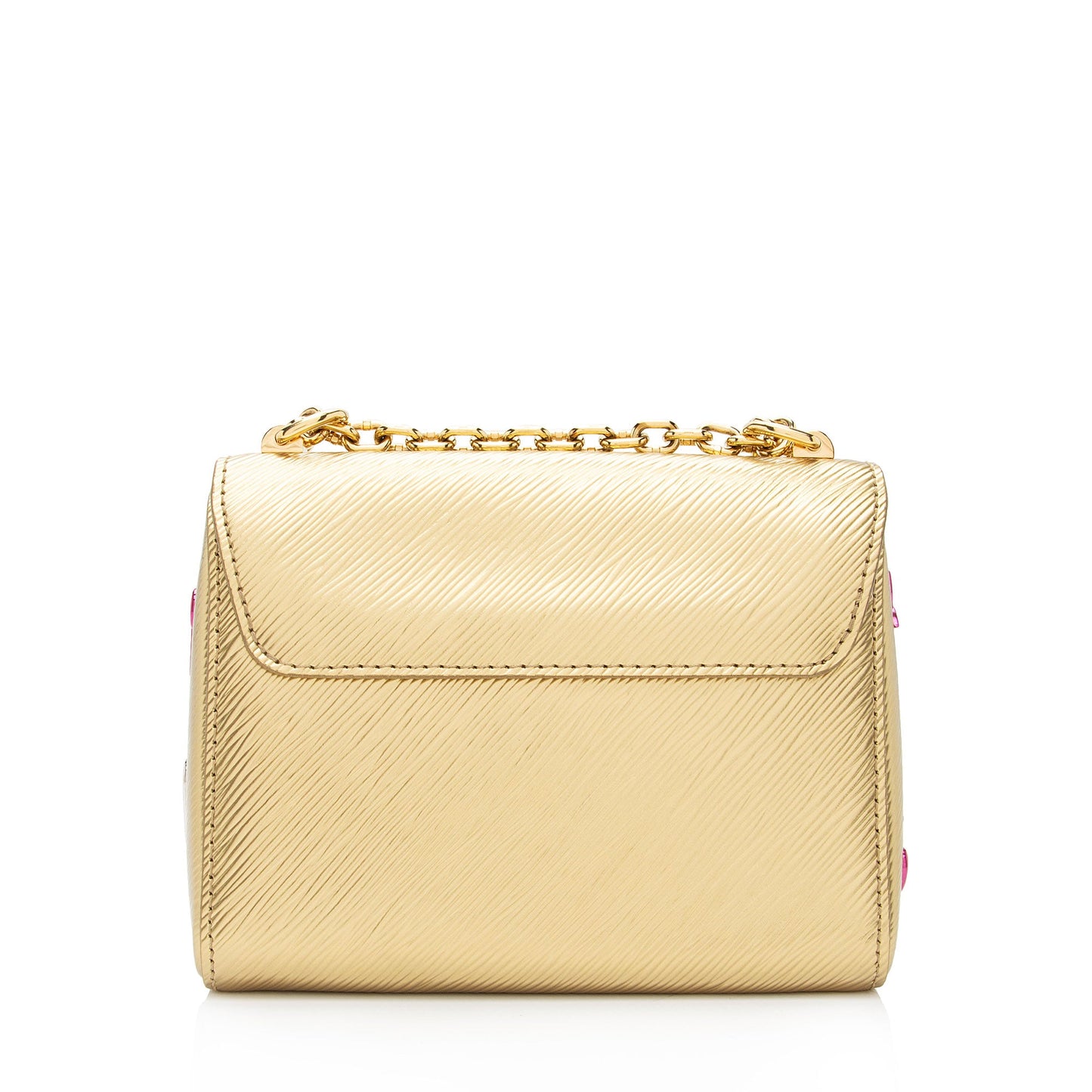 Louis Vuitton Epi Leather Love Lock Twist MM Shoulder Bag (SHF-ouz3vc)