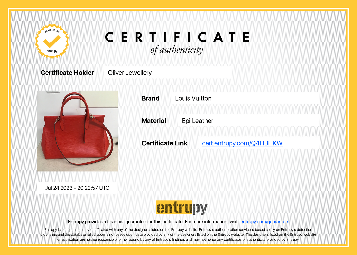 Louis Vuitton Epi Marly MM