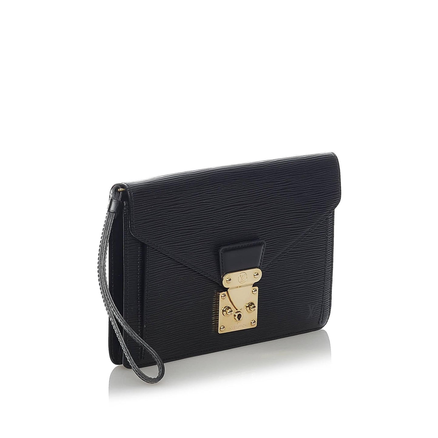 Louis Vuitton Epi Pochette Sellier Dragonne (SHG-32074)