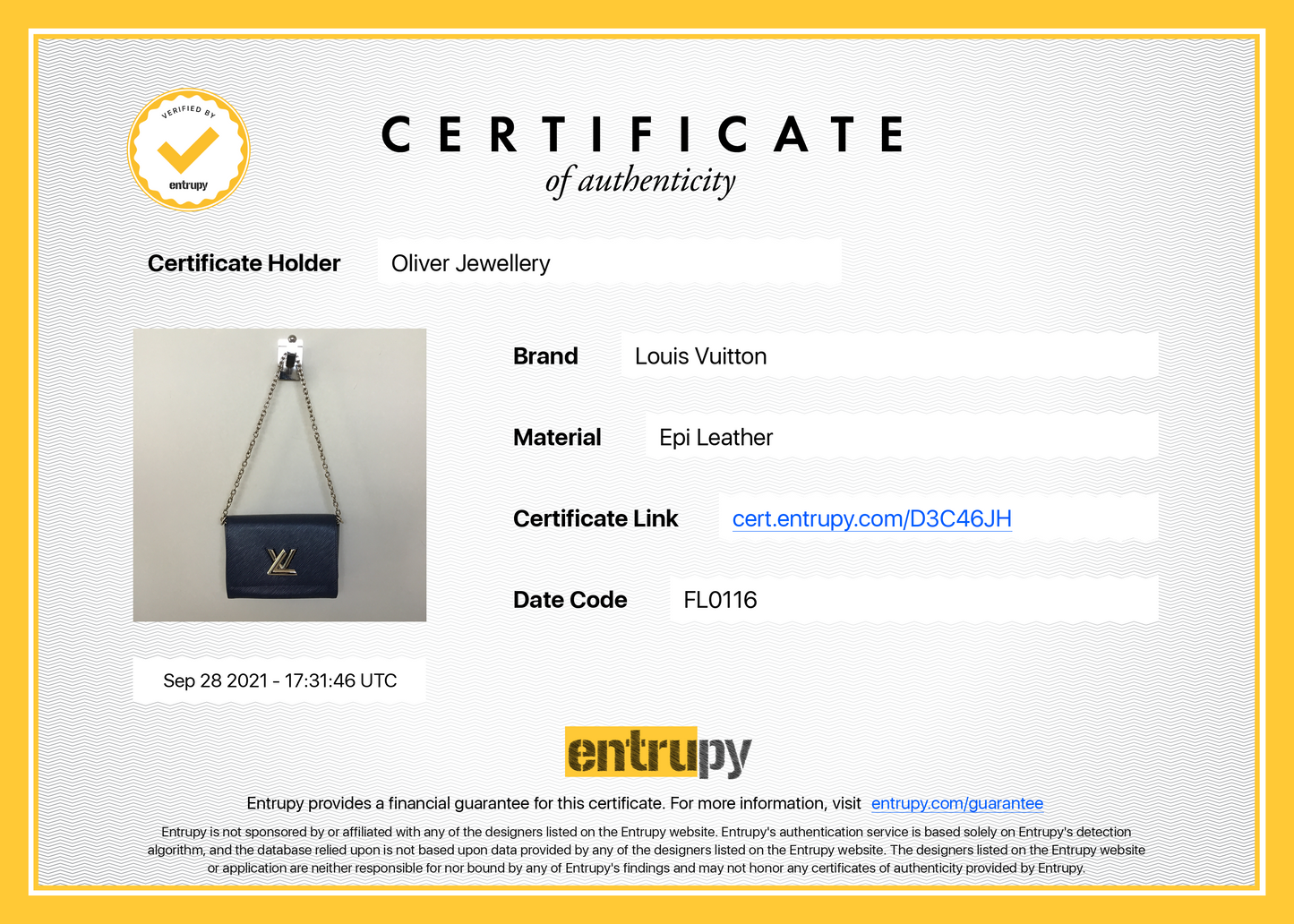 Louis Vuitton Epi Twist MM