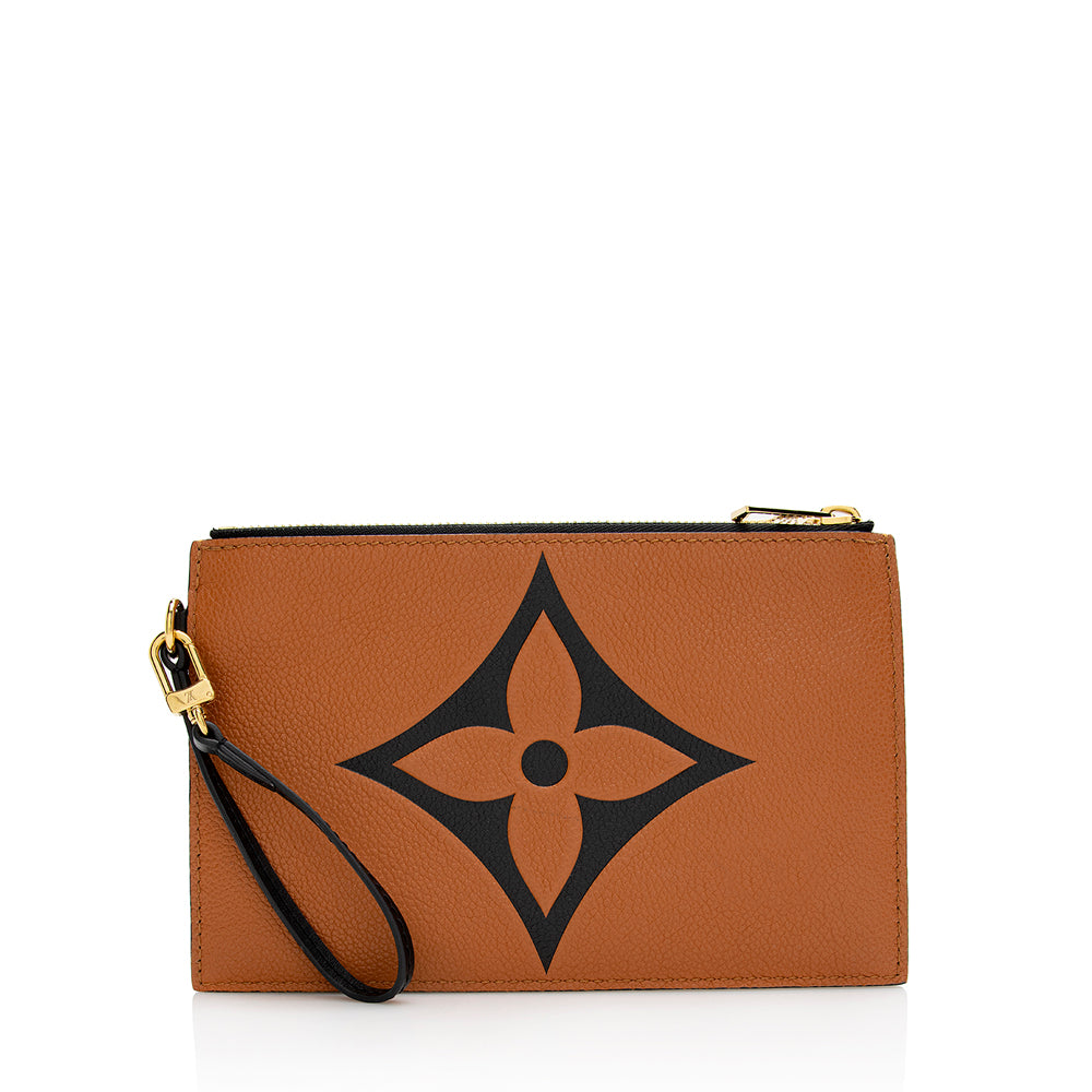 Louis Vuitton Giant Empreinte Leather Crafty Pochette (SHF-21851)