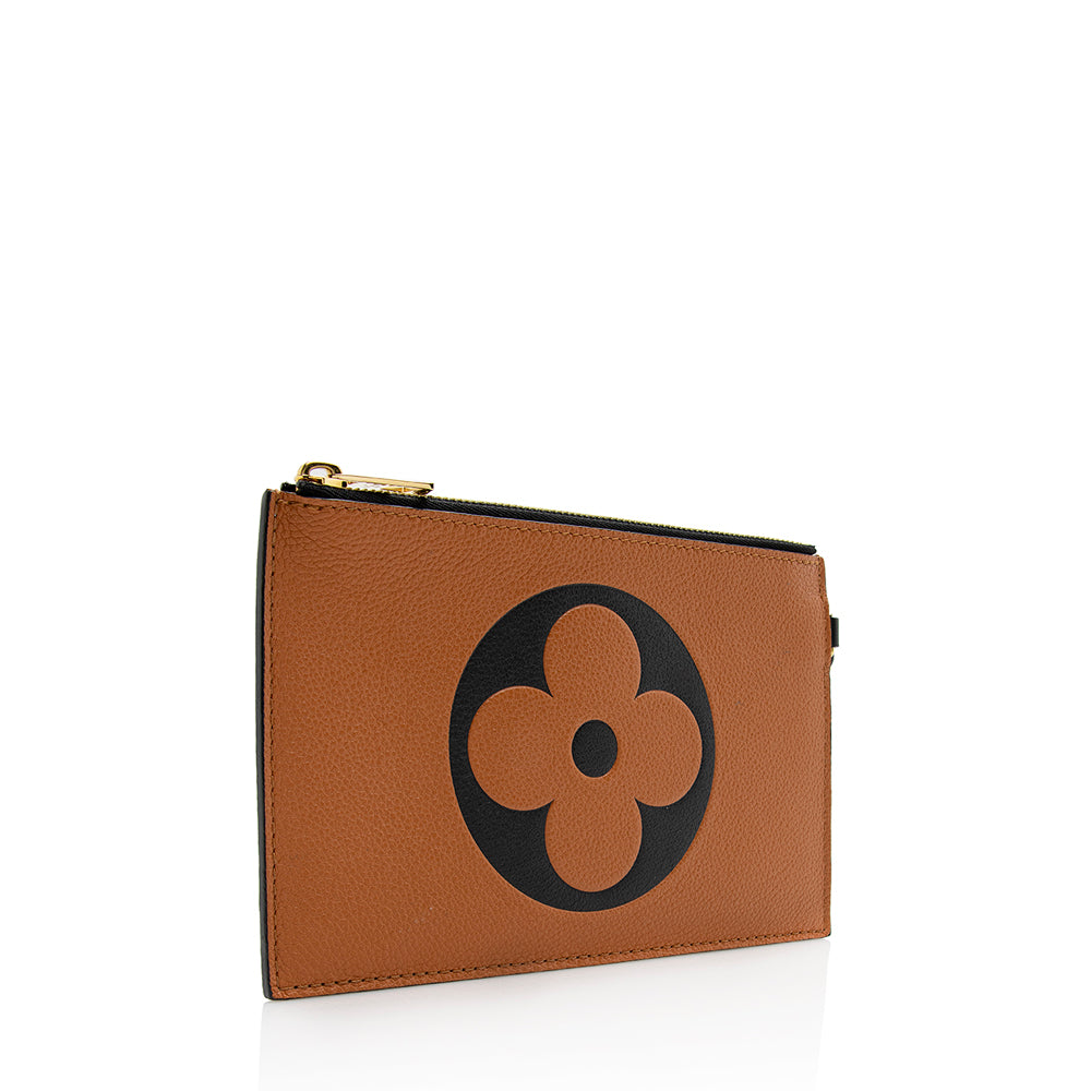 Louis Vuitton Giant Empreinte Leather Crafty Pochette (SHF-21851)