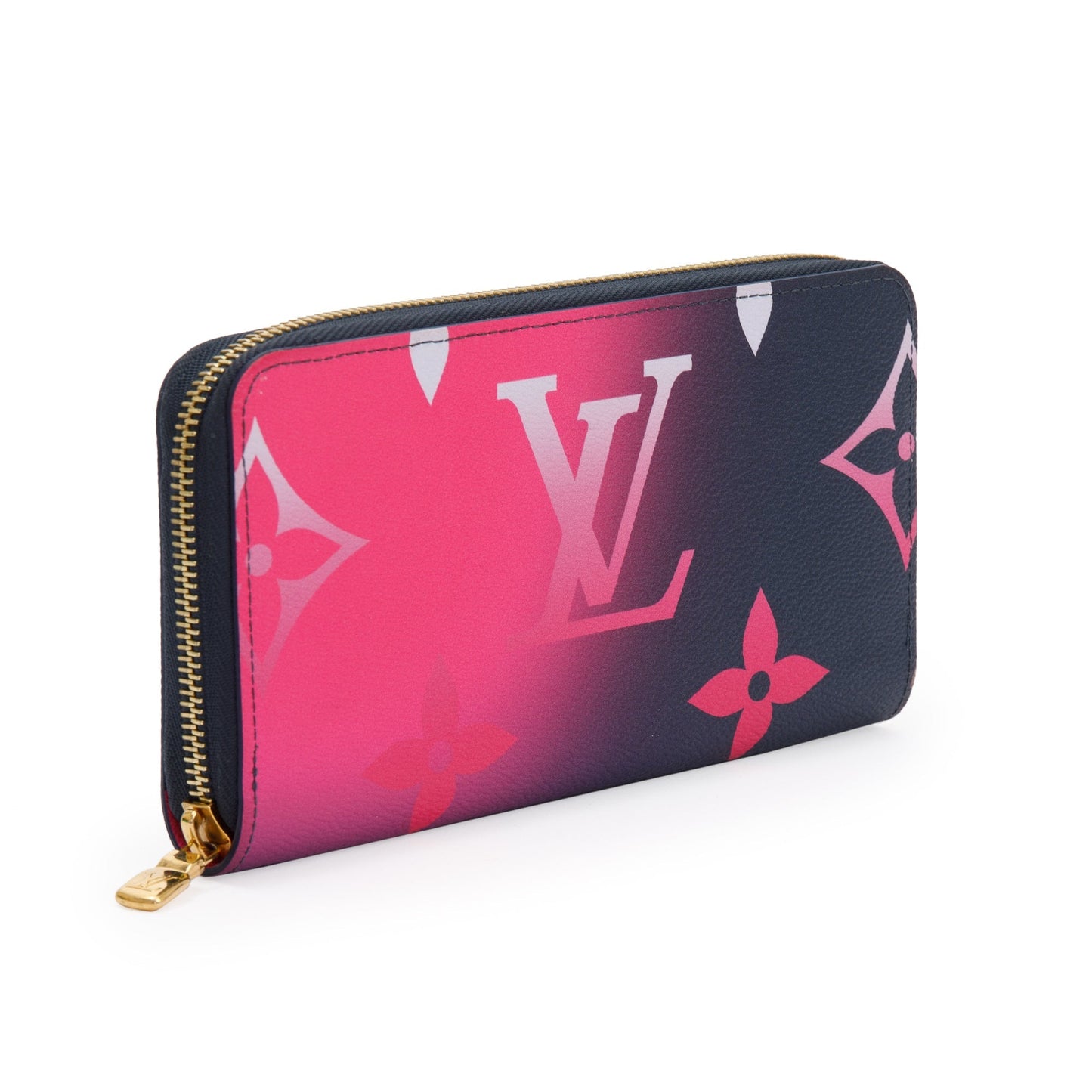 Louis Vuitton Giant Midnight Fuchsia Monogram Spring in the City Zippy Wallet
