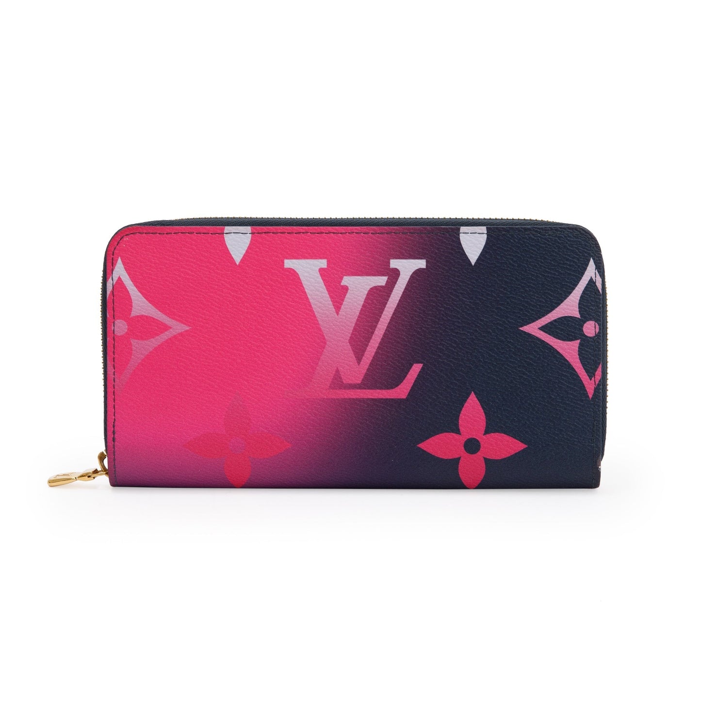 Louis Vuitton Giant Midnight Fuchsia Monogram Spring in the City Zippy Wallet