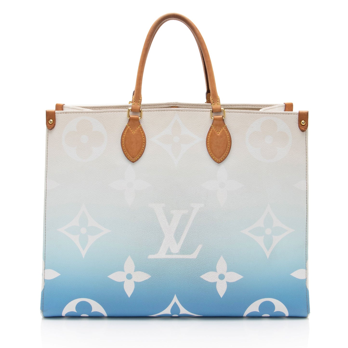 Louis Vuitton Giant Monogram Canvas By The Pool Onthego GM Tote (SHF-UOlul9)