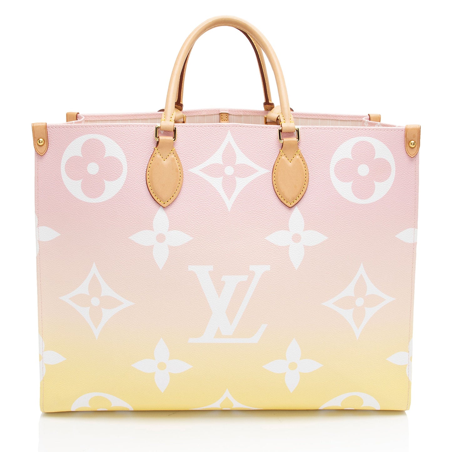 Louis Vuitton Giant Monogram Canvas By The Pool Onthego GM Tote (SHF-GW7dzi)