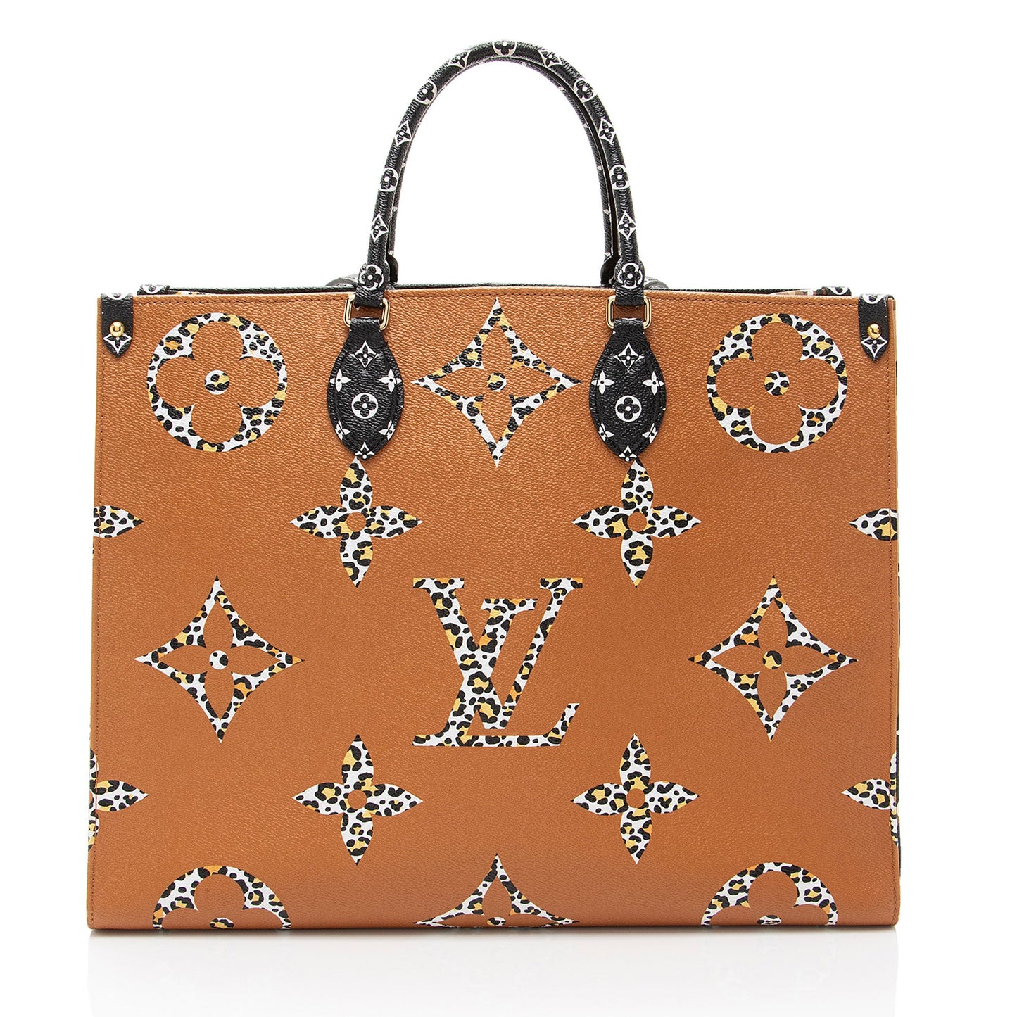 Louis Vuitton Giant Monogram Canvas Jungle Onthego GM Tote (SHF-UZF7TB)