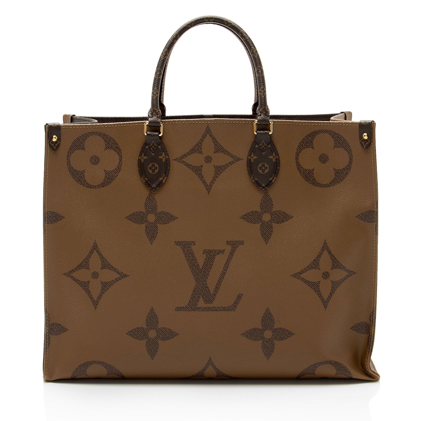 Louis Vuitton Giant Monogram Canvas Onthego GM Tote (SHF-FtrApE)
