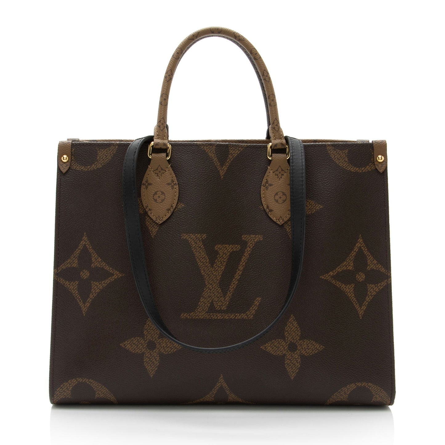 Louis Vuitton Giant Monogram Canvas Onthego MM Tote (SHF-tL87g4)