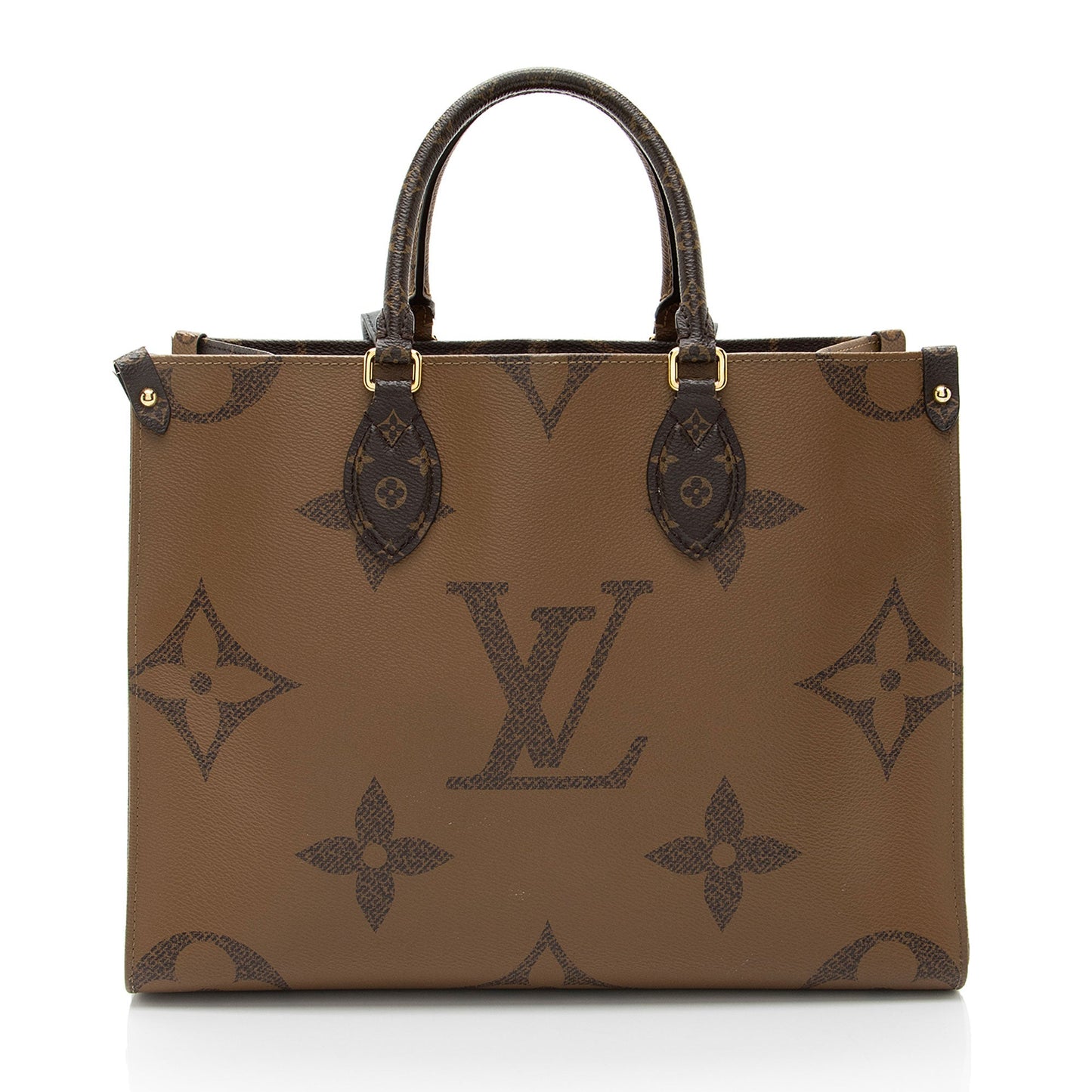Louis Vuitton Giant Monogram Canvas Onthego MM Tote (SHF-B5VuuY)