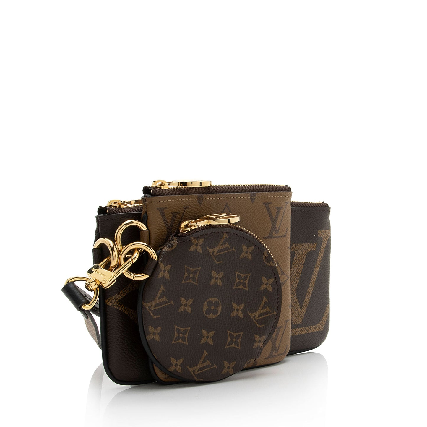 Louis Vuitton Giant Monogram Canvas Trio Pouch (SHF-Dv6Lrn)