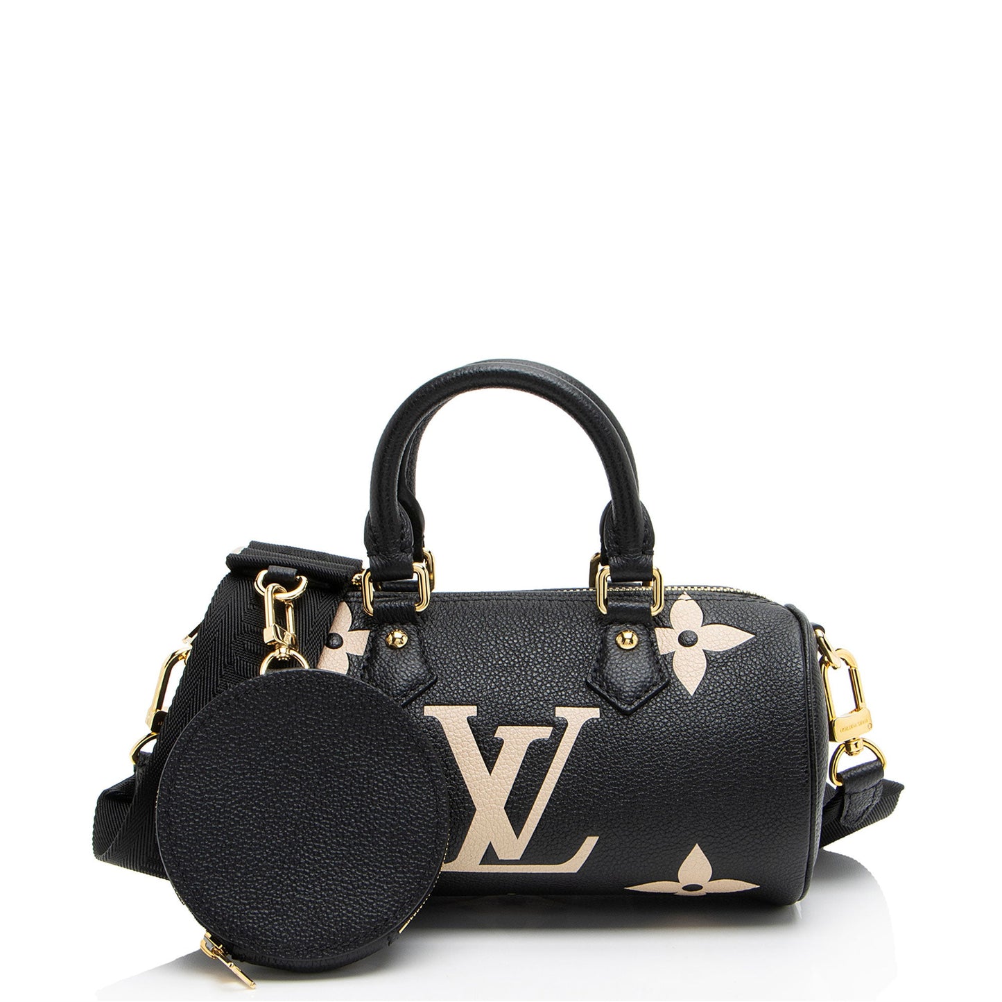 Louis Vuitton Giant Monogram Empreinte Bicolor Papillon BB Satchel