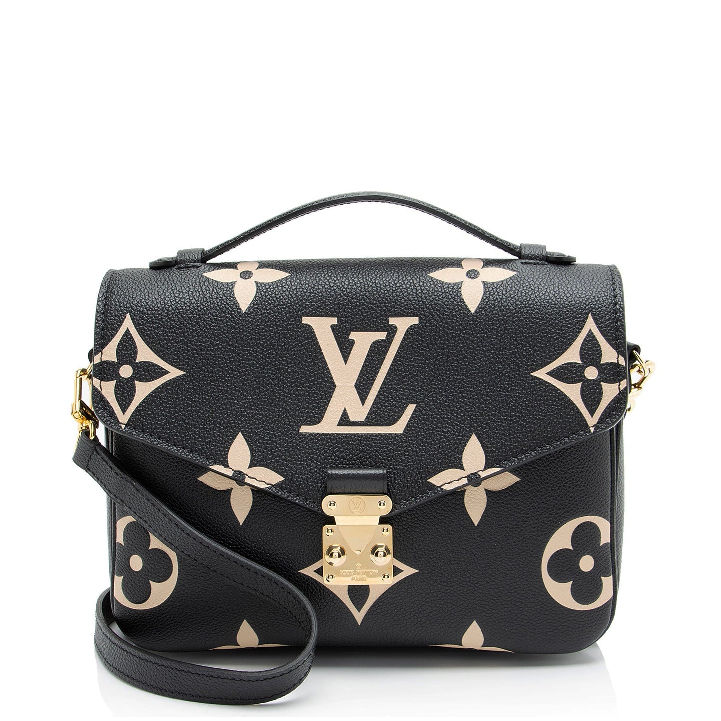 Louis Vuitton Giant Monogram Empreinte Bicolor Pochette Metis Shoulder Bag