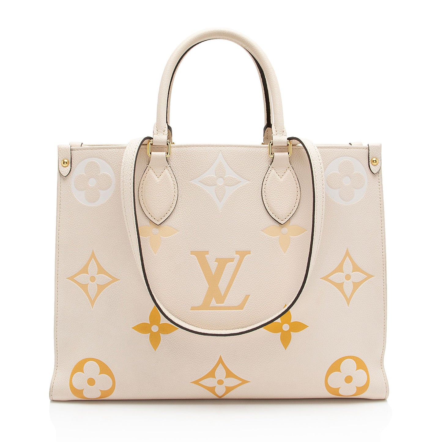 Louis Vuitton Giant Monogram Empreinte By The Pool Onthego MM Tote (SHF-iNMB0S)