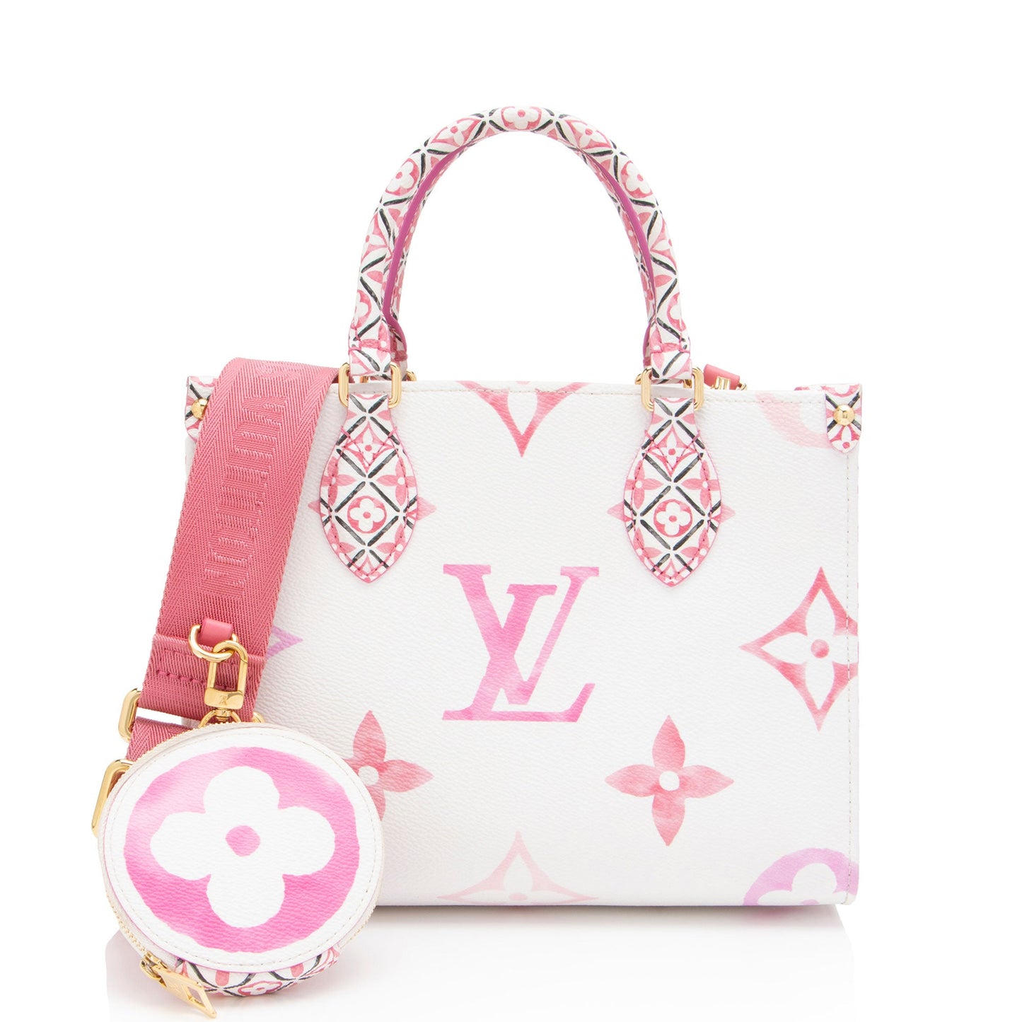 Louis Vuitton Giant Monogram Empreinte By The Pool Onthego PM Tote (SHF-LTu6RR)